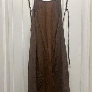 Target Brown Backless Dress